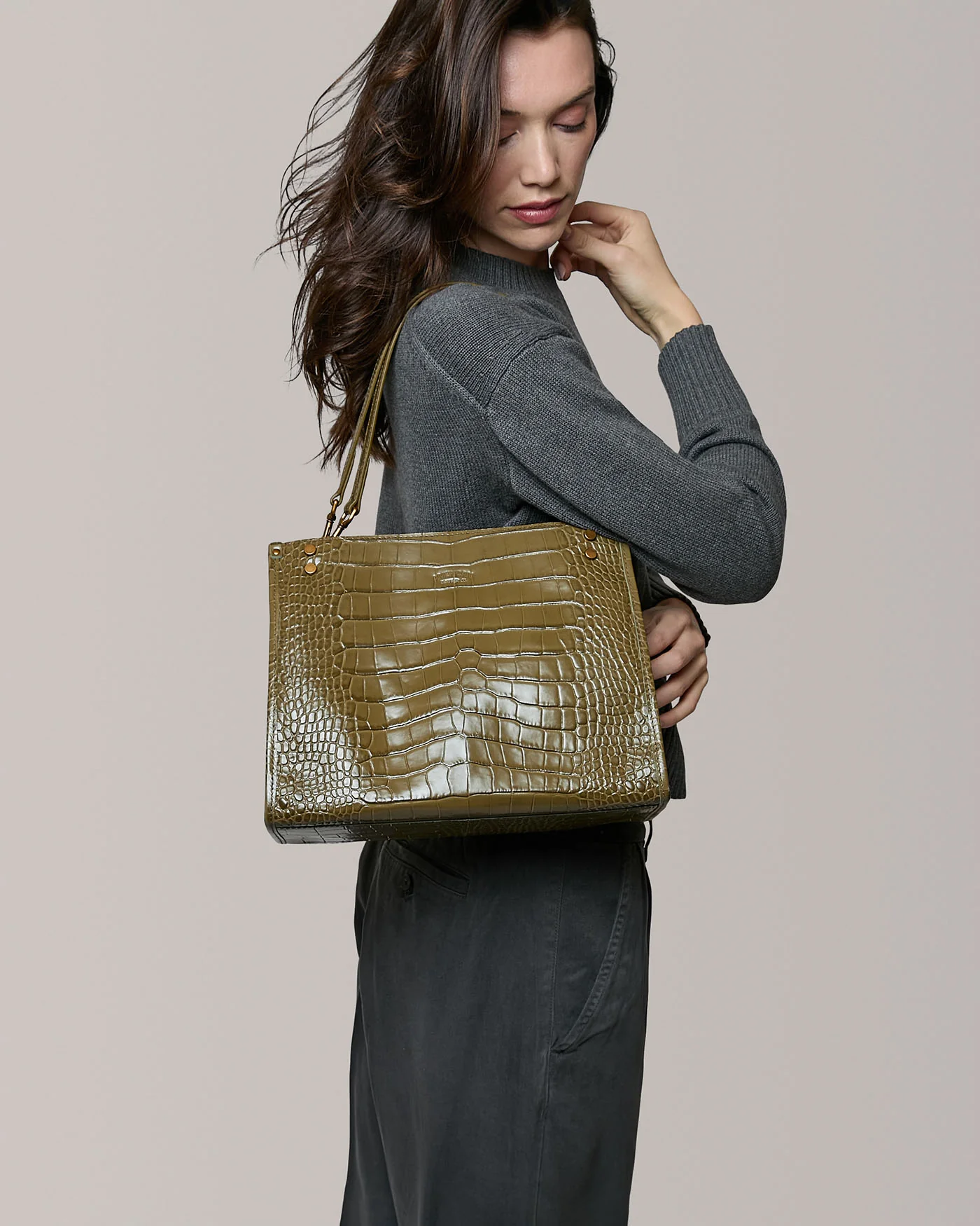 Lenox Triple Entry Satchel - Image 10